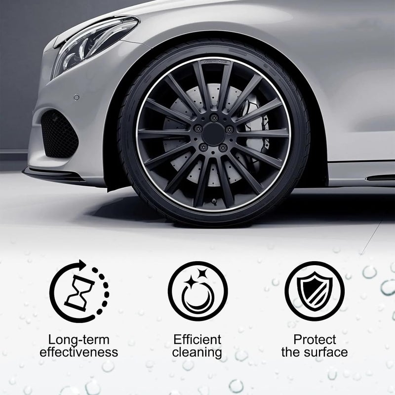JDLYEVER Tire Coating Wax 100g Superior Tire Cleaning Clean & Shiny, Rust Removal and Conversion, Deep Penetration, Long-lasting Protection, Enhances Appearance, Removes Dirt, Grime, Rust, and Stains - Image 3