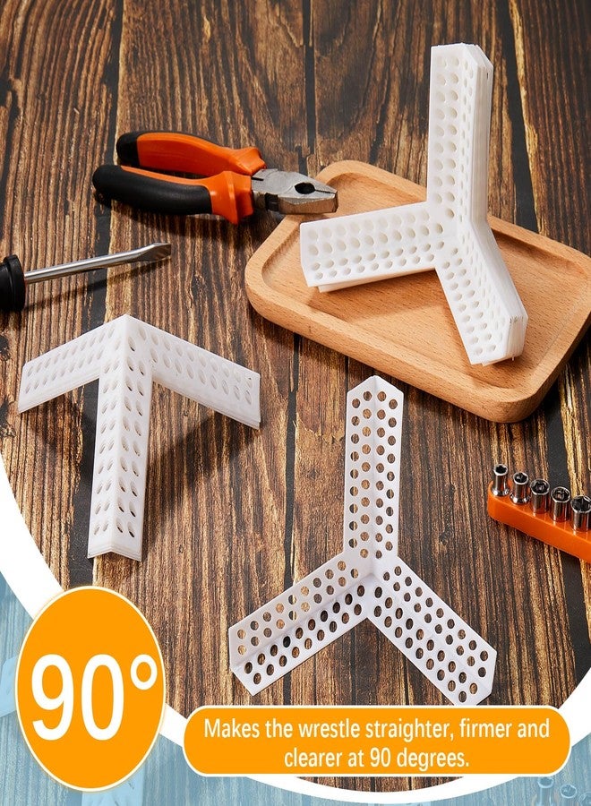 Pangda 24 Pcs 3 Way Corners for Drywall Drywall Anti Crack Reinforced Corner Bead for Inside Outside Wall Crack Repair Tool - Image 4