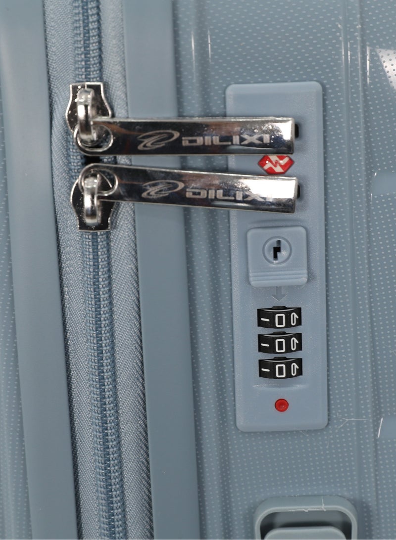 DILIXI 5-Piece PP Hardshell Luggage Set, Lightweight Suitcase Set with TSA Lock & 360° Spinner Wheels - Image 4