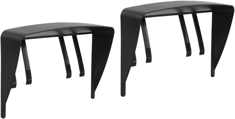 2 قطعة واقي شمسي لزجاج السيارة الأمامي، غطاء حاجب GPS محمول، سهل التركيب، مقاوم للخدوش - Image 1