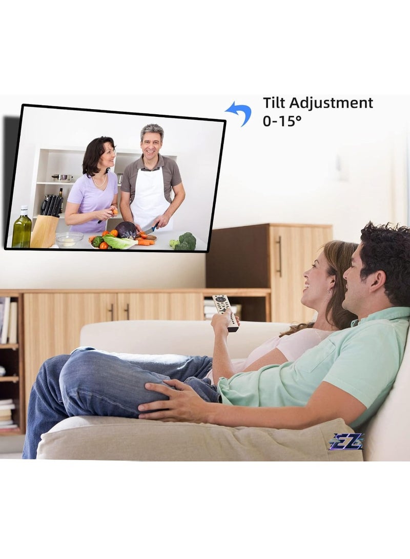 ELTRAZONE Tilting TV Wall Mount for 26-55 Inch LCD LED Screens, VESA Max 400 x 400 mm Maximum Capacity 45 kg, TV Wall Mount 55 Inches - Image 2