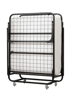 Belford Value Folding Bed with Mattress Portable Foldable with Fold-up Metal Frame 190 X 78 X 35cm