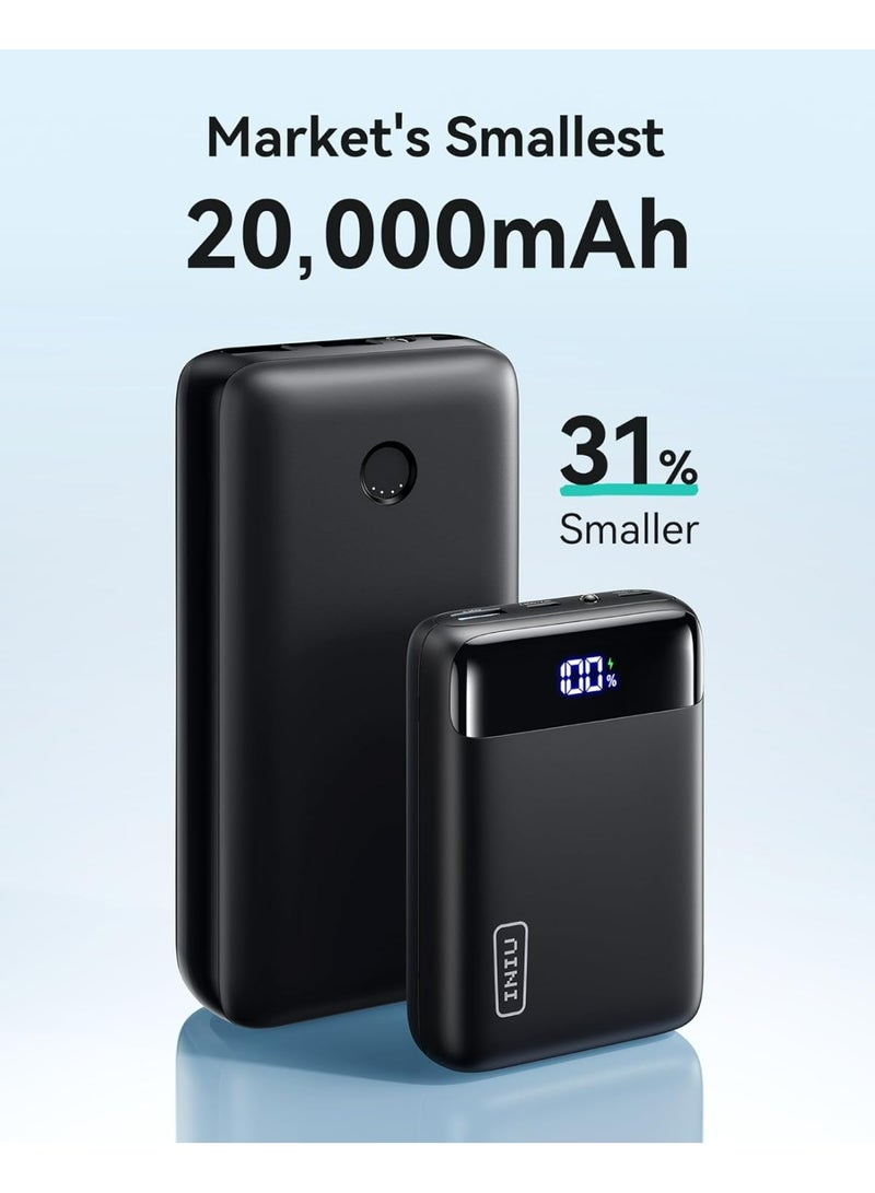 INIU Power Bank, Smallest 22.5W 20000mAh USB C in & Out Fast Charging Portable Charger, PD 3.0+QC 4.0 Phone Battery Pack Compatible with iPhone 17 16 15 Pro Max Samsung S25 S24 Honor Tablet etc - Image 4