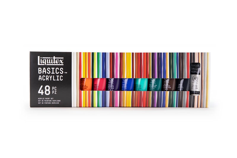 Liquitex Basics Acrylic Paint Tube 48 X 22Ml, Multicolor - Image 1