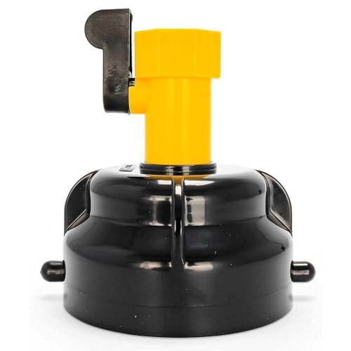 Camco RV Sewer Hose Rinse Cap | Features a Convenient Shut-Off Valve for Water Flow Control, Firmly Locks onto the RV Sewer Hose Bayonet Fitting, and Rinses RV Sewer Hose Before Storage (39533) - Image 3