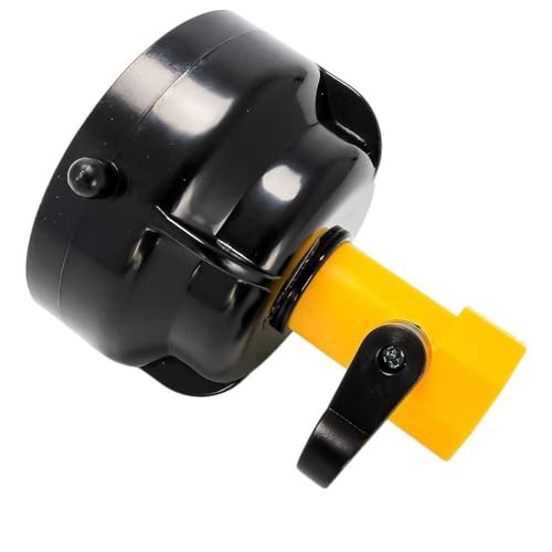 Camco RV Sewer Hose Rinse Cap | Features a Convenient Shut-Off Valve for Water Flow Control, Firmly Locks onto the RV Sewer Hose Bayonet Fitting, and Rinses RV Sewer Hose Before Storage (39533) - Image 1