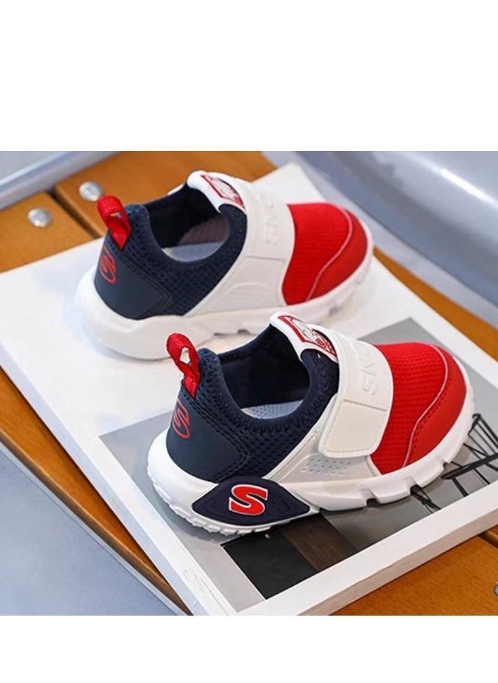 Snoopy - Baby Breathable Walking Shoes With Soft Sole, Anti Slip And Anti Kick Function Shoes - Image 1