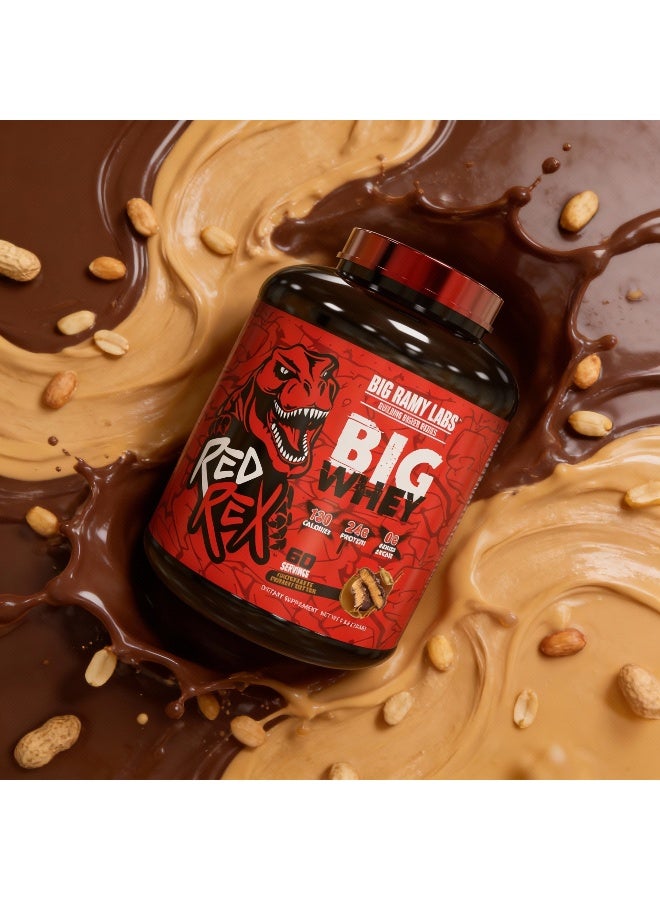 RED REX Big Whey Protein Powder - Chocolate Flavor - 4.5lb (2.04kg) - 24 g Protein Per Serving - 60 Servings - for Muscle Growth & Recovery - Image 4