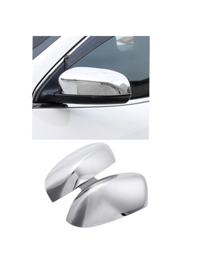 Chrome Mirror Covers For Jeep Cherokee 2014 - 2017 - Image 1