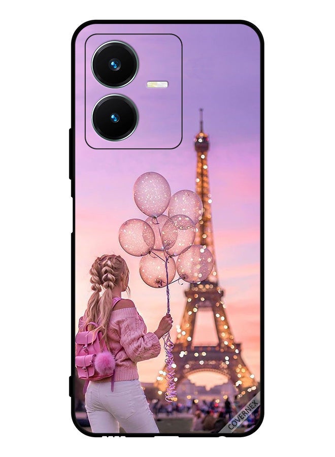 Covernex Protective Case Cover For Vivo Y22s Girl Holding Balloons - Image 1