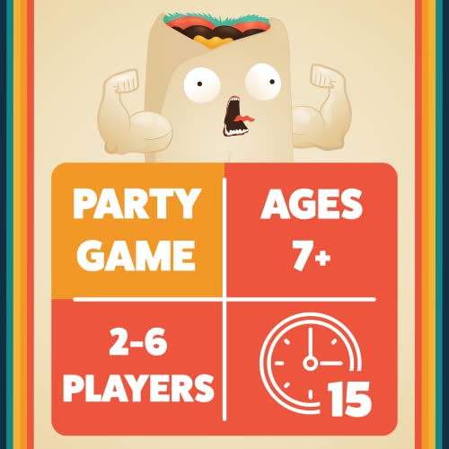 Exploding Kittens Throw Throw Burrito 2-6 Players - Ages 7+ - 15 Minutes to Play - Dodgeball Card Game - Party Game, Family Game Night, Kid and Adult Card Game - Image 3