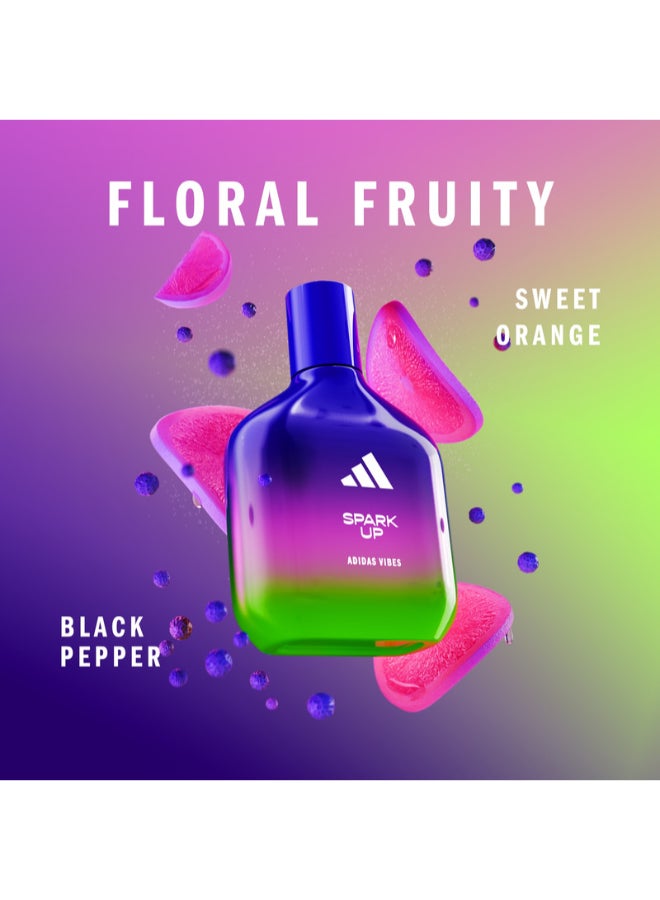 Adidas Vibes Spark Up Eau de Parfum 100ml - Image 4