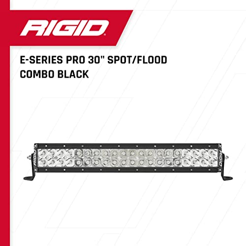 RIGID Industries E-Series PRO LED Light, Spot/Flood Optic Combo, 30 Inch, Black Housing (130313) - Image 2