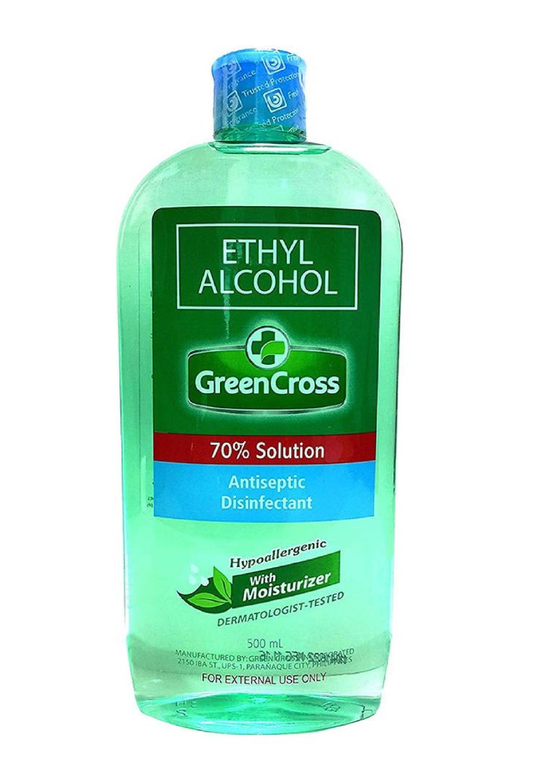 GreenCross ETHYL ALCOHOL G.CROSS 70% W/MOIST SOLUTION 500ML 