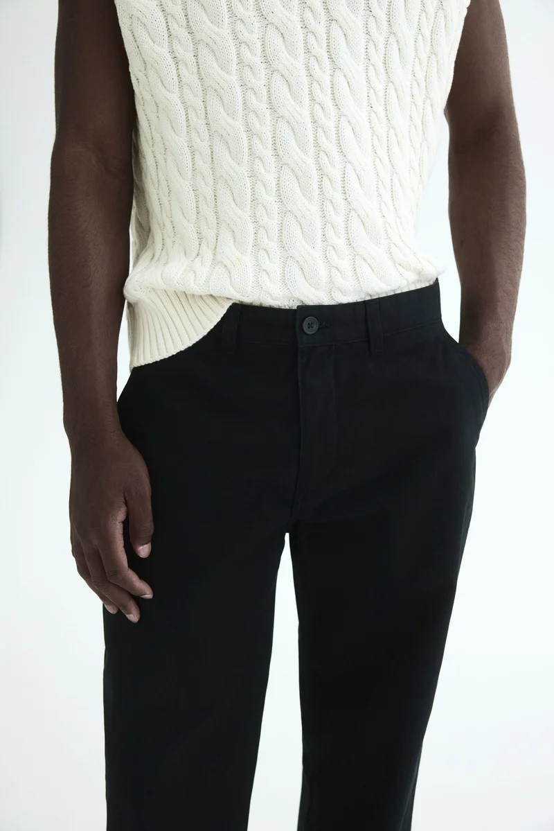 H&M  Relaxed Fit Cotton chinos for Men | Best Price UAE