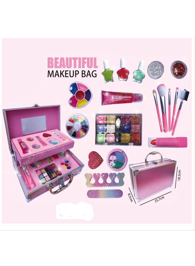💖 BEAUTIFUL MAKEUP BAG FOR GIRLS - All-in-One Glam Kit! 💖  - Image 2