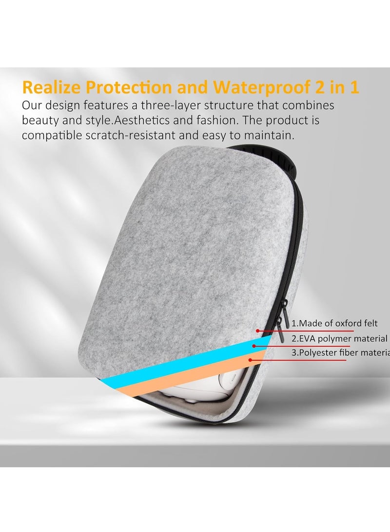 Hard Carrying Case for Meta Quest 3, Suitable for Travel and Home Storage, Portable Protection for Oculus Quest 3 with Elite Strap, Touch Controller and Other Accessories - Image 4