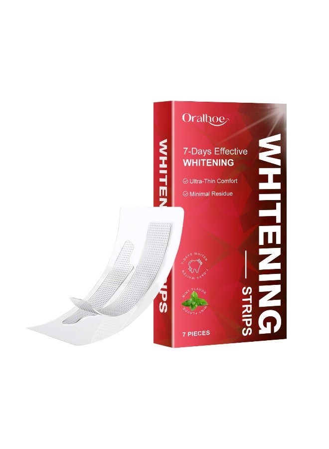 ORALHOE 7-PieceWhiteStrips Dental Whitening Kit Increase tooth brightness and remove tooth stains - Image 1