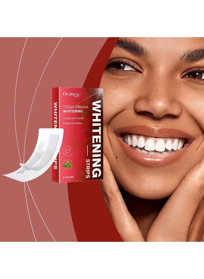 ORALHOE 7-PieceWhiteStrips Dental Whitening Kit Increase tooth brightness and remove tooth stains - Image 2