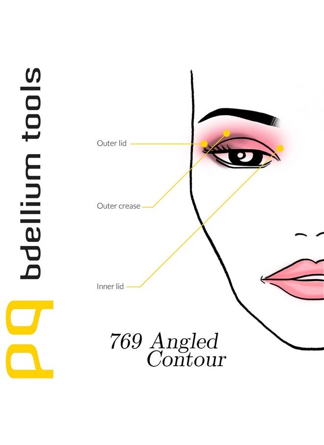 Bdellium Tools Professional Makeup Brush Studio Seriesangled Contour 769  - Image 4