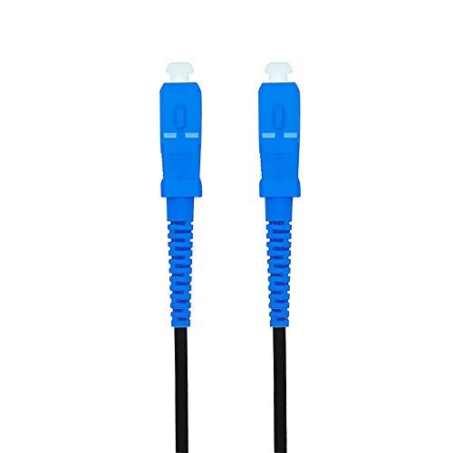 Jeirdus 100M SC Outdoor Armored Simplex SM Fiber Optic Cable Jumper - Optical Patch Cord, Singlemode 9/125, 100Meters (328ft) SC-SC - Image 2