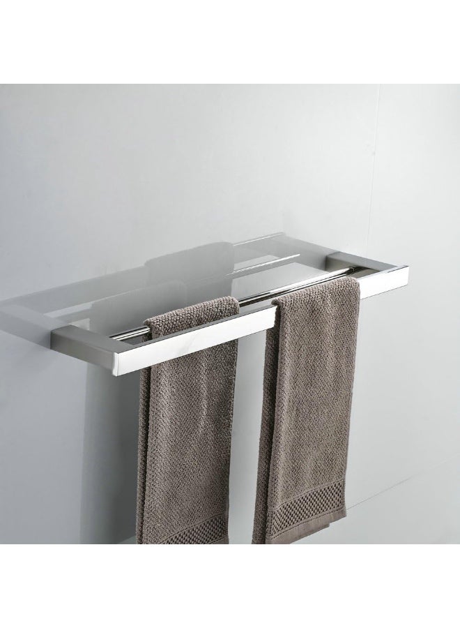 هزنت حامل مناشف حمام مزدوج من الفولاذ المقاوم للصدأ A400-7 - Image 5