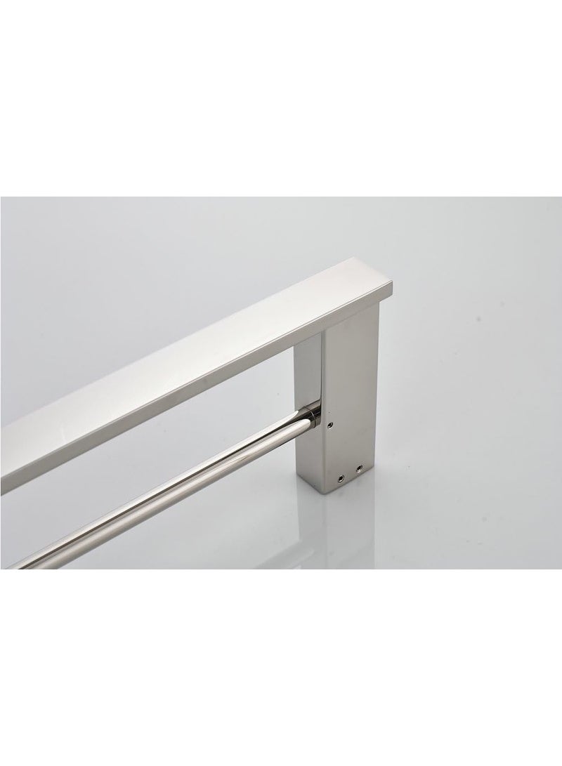 هزنت حامل مناشف حمام مزدوج من الفولاذ المقاوم للصدأ A400-7 - Image 4