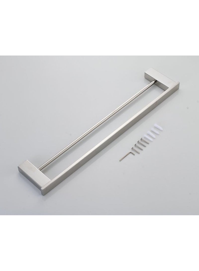 هزنت حامل مناشف حمام مزدوج من الفولاذ المقاوم للصدأ A400-7 - Image 2