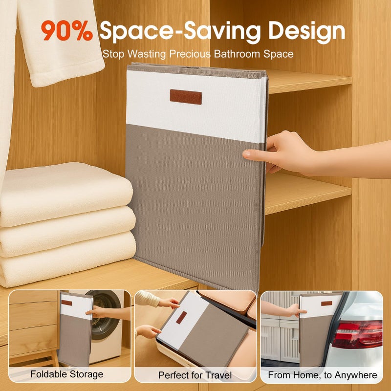 Leroci Foldable Towel Warmer 40L Large Capacity for Oversized Towels, Robes & Blankets, Fast Heating with 4 Modes, Auto Shut-Off, Gift Box - Image 5