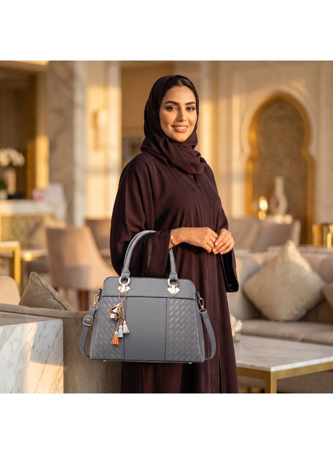 حقيبة حمل جديدة ذات سعة كبيرة من البولي يوريثان لعام 2024 للأمهات المحمولة أو الكتف أو كروسبودي تستخدم حقيبة نسائية في منتصف العمر جاهزة للشحن - Image 5