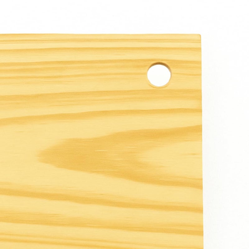Timberz لوح خشب الصنوبر مع ثقوب للتعليق | لوح خشبي مستطيل للحرف اليدوية و DIY | لوح خشب صنوبر صلب وطبيعي (عبوة من 4)  - Image 2
