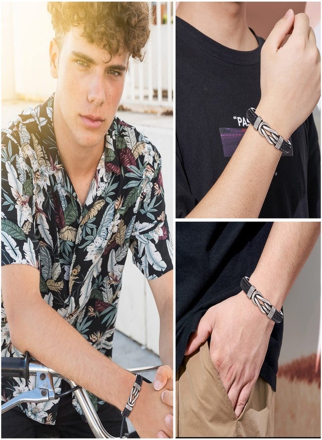 Tarsus Grandson Gifts from Grandma, Grandson Gift Leather Boys Bracelet from Grandma Christmas Birthday Gifts for Grandsons Kids Teens Boy Teenage - Image 2