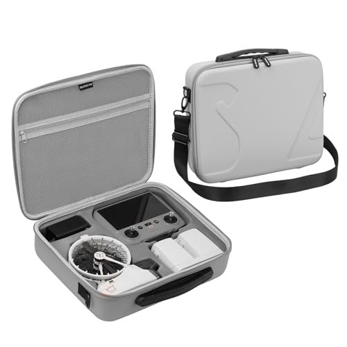 FSIDIWT Carrying Case for DJI Flip Portable Travel Shoulder Bag for DJI Flip Accessories Fits RC 2RCN3 Remote Controller Grey - Image 1