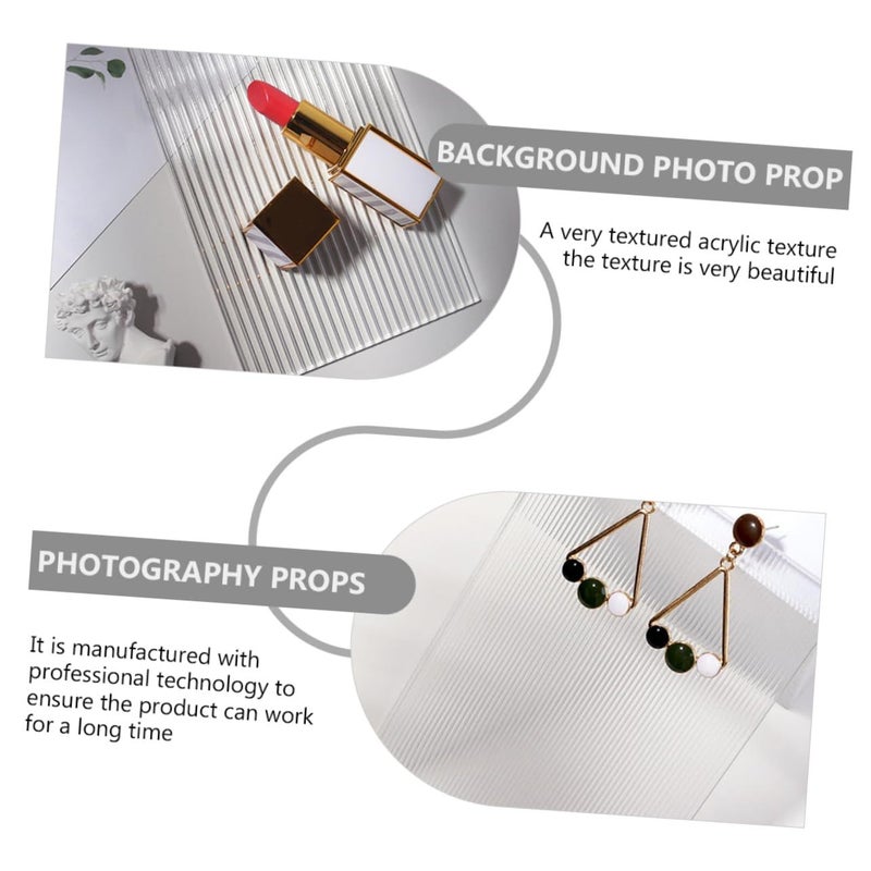 Textured Acrylic Photography Board 20x15cm Versatile Photo Prop For Home Studio - Image 4
