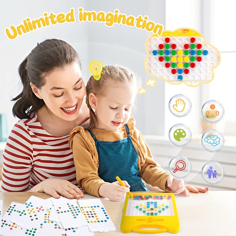 BELOXY Fun Table Top Magnetic Board Game | for Kids and Adults | 28 Magnets, Travel Bag and Lanyard (Style 9) - Image 3