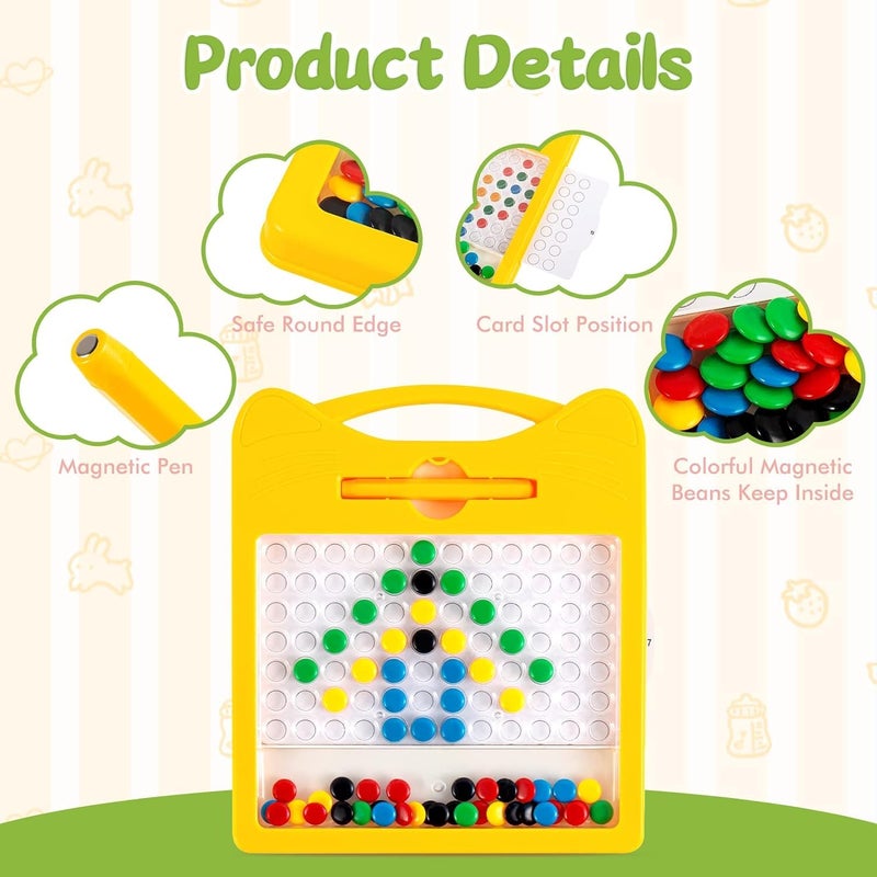 BELOXY Fun Table Top Magnetic Board Game | for Kids and Adults | 28 Magnets, Travel Bag and Lanyard (Style 9) - Image 4