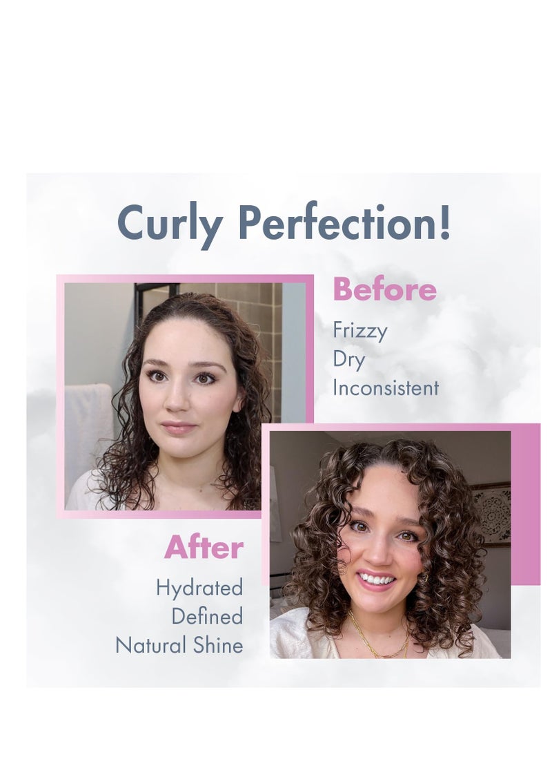 MopTop - MopTop Curly Hair Custard Gel for Waves, Coils & Kinks - Anti-Frizz Curl Moisturizer, Definer & Lightweight Activator with Aloe, Great for Dry Hair, 8oz - Image 1