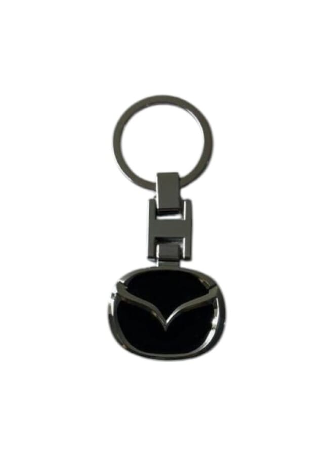 ميداليه مفاتيح سيارة معدنيه فاخره -ميداليه مقاومة للصدأ - اكسسوار مفاتيح سيارة - بشعار سيارات مازدا