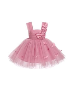 Daddy's Angel Baby Toddler Kids Butterfly Dress Sleeveless  - Image 1
