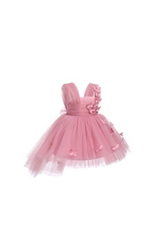 Daddy's Angel Baby Toddler Kids Butterfly Dress Sleeveless  - Image 2