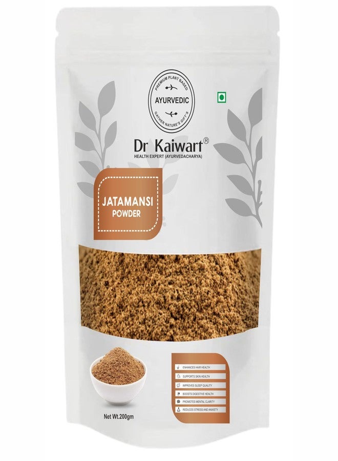 Dr. Kaiwart® 100% Pure Jatamansi Powder | Ayurvedic Herbal Powder for Hair, Skin & Mental Wellness | Vegan, Natural, No Added Colors | 200g for Hair Growth, Sleep & Stress Relief - Image 1