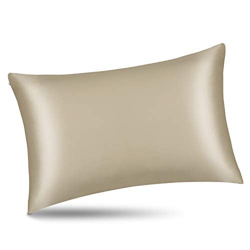 ALASKA BEAR King Size Silk Pillowcase Random Color Silk Scrunchie Gift Set for Beauty Sleep 1 Beige - Image 3