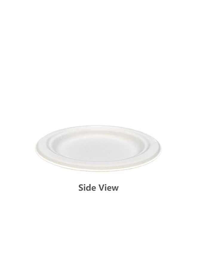 Compostable [6-Inch, 50-Pcs] Heavy-Duty Quality Disposable Paper Plates, Made of Bagasse Cane Fibers, Eco-Friendly and Natural Biodegradable, Everyday Tableware - pzsku/Z29B686B305C8E710514BZ/45/_/1691728675/524dd4f0-9ed0-420c-a91e-8c8b29e02aa2