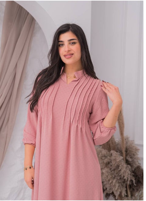 Plain jalabiya with a modern design that suits all tastes A-381