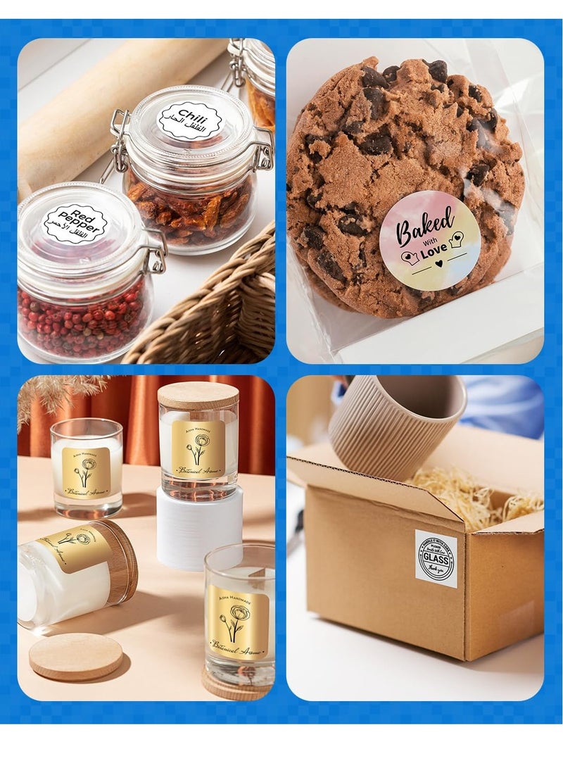 phomemo M110 Label Maker Machine with 50mm Print Width, Portable Bluetooth Thermal Label Printer, Barcode Printer for Clothing, Jewelry, Retail, Mailing, Compatible with Android IOS System (Orange) - Image 4