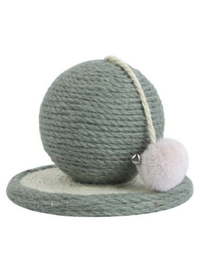 Petsary Grey Cat Scratching Post, Cat Scratcher with Sisal Rope, Vertical Cat Scratch Post for Cat, Kitten with a Round base. - Image 2
