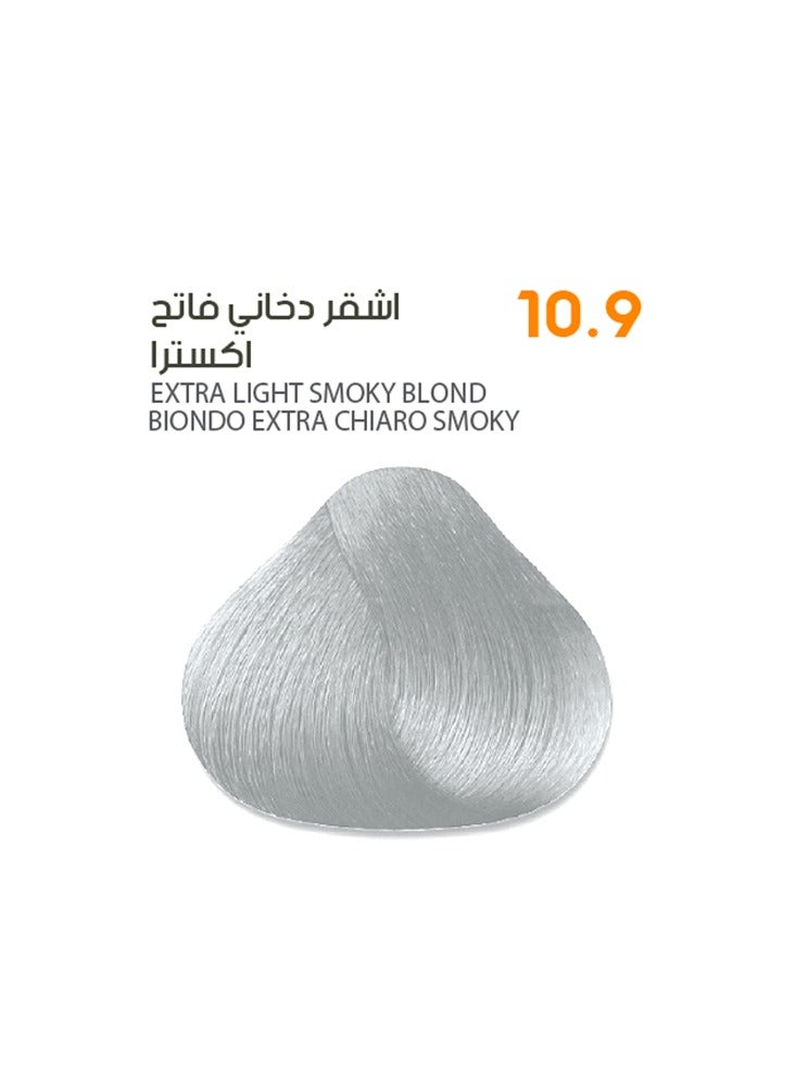 SAVOO Hair Color Cream 10.9 Extra Light Smoky Blond - Herbal Extract & Oil Plex - 100ml - Image 1