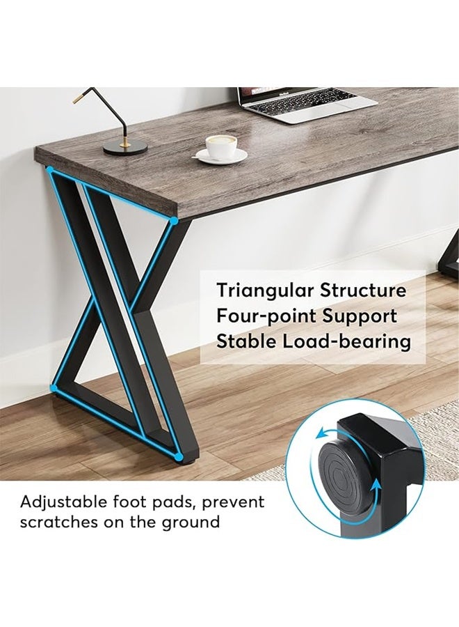 keke Modern Multi Function Office Computer Desk Simple Student Study Table for Home and Workplace 120 cm - Image 5