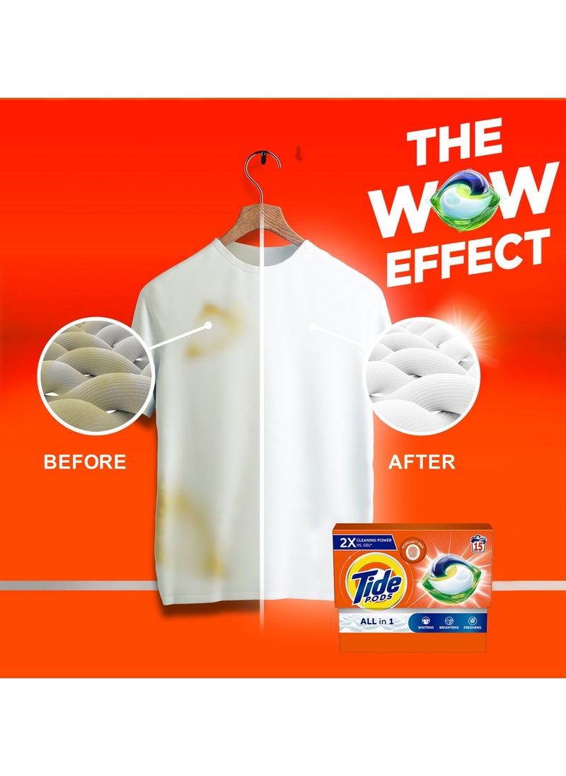 Tide Original Laundry Detergent Pods 4 x 15 Pods  - Image 2