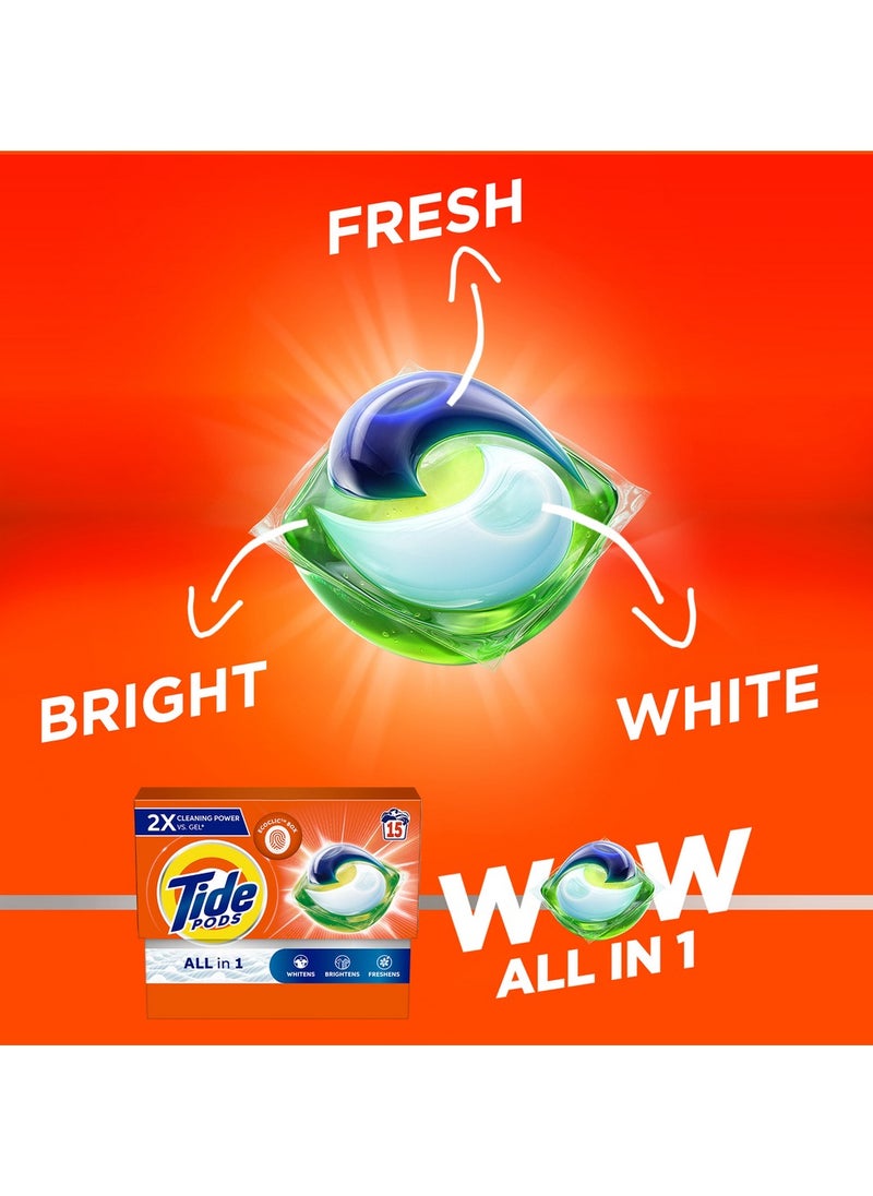 Tide Original Laundry Detergent Pods 4 x 15 Pods  - Image 3